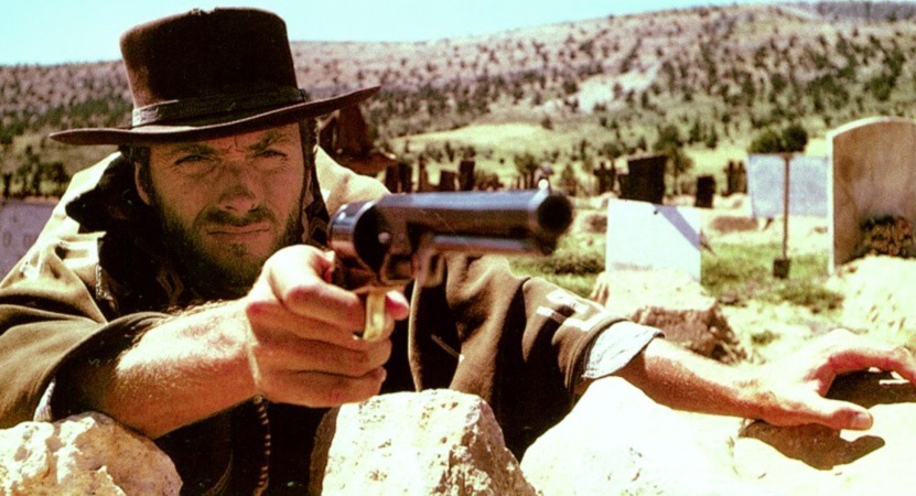 Still image from The Good, the Bad and the Ugly.